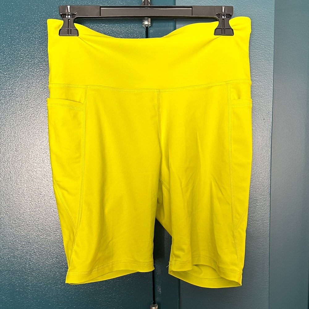 Old Navy Bright Yellow Women's Bike Shorts